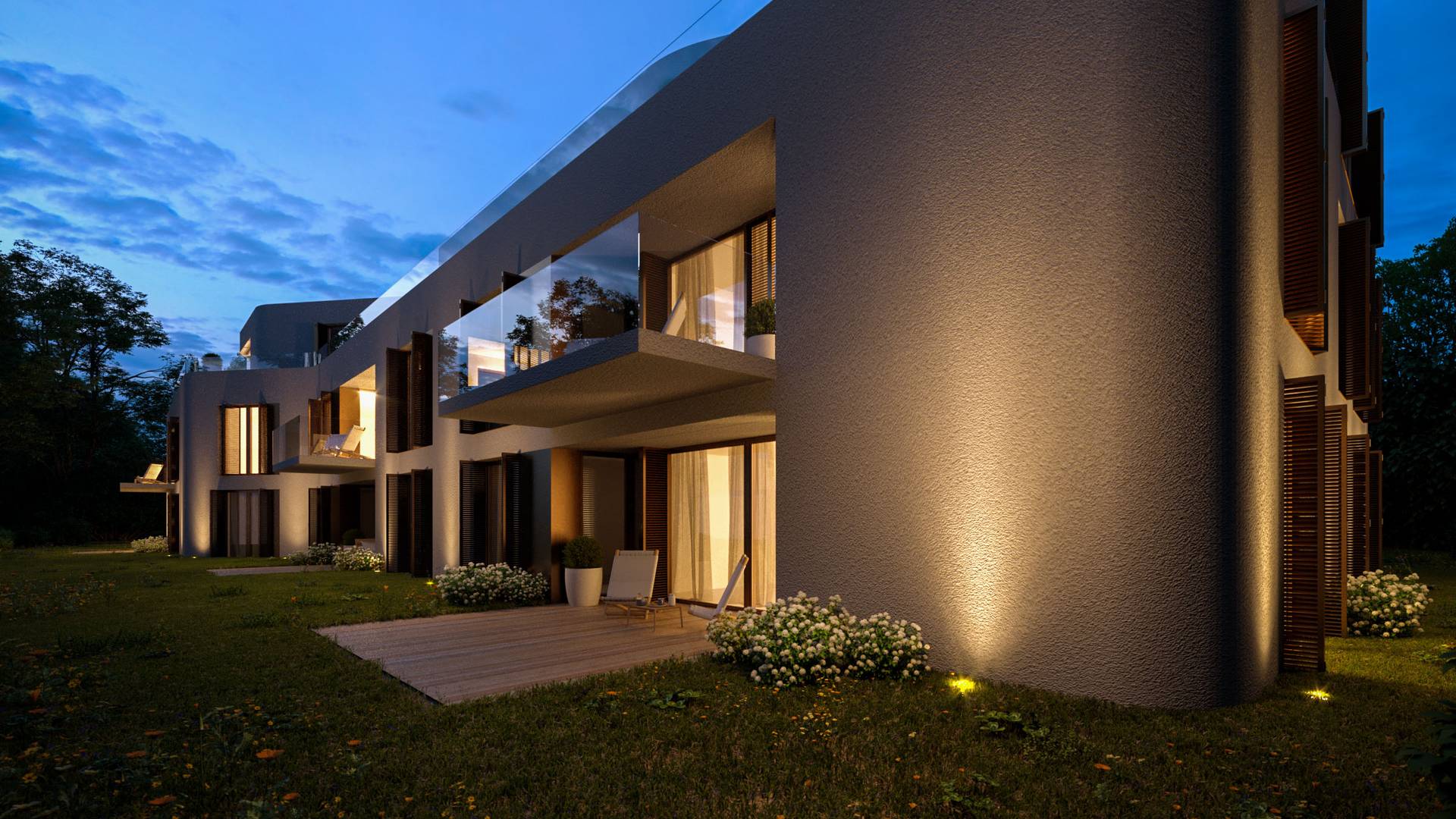 3d architectural visualization residential complex berlin benediktenwandstraße φωτορεαλιστική απεικόνιση οικιστικού συγκροτήματος