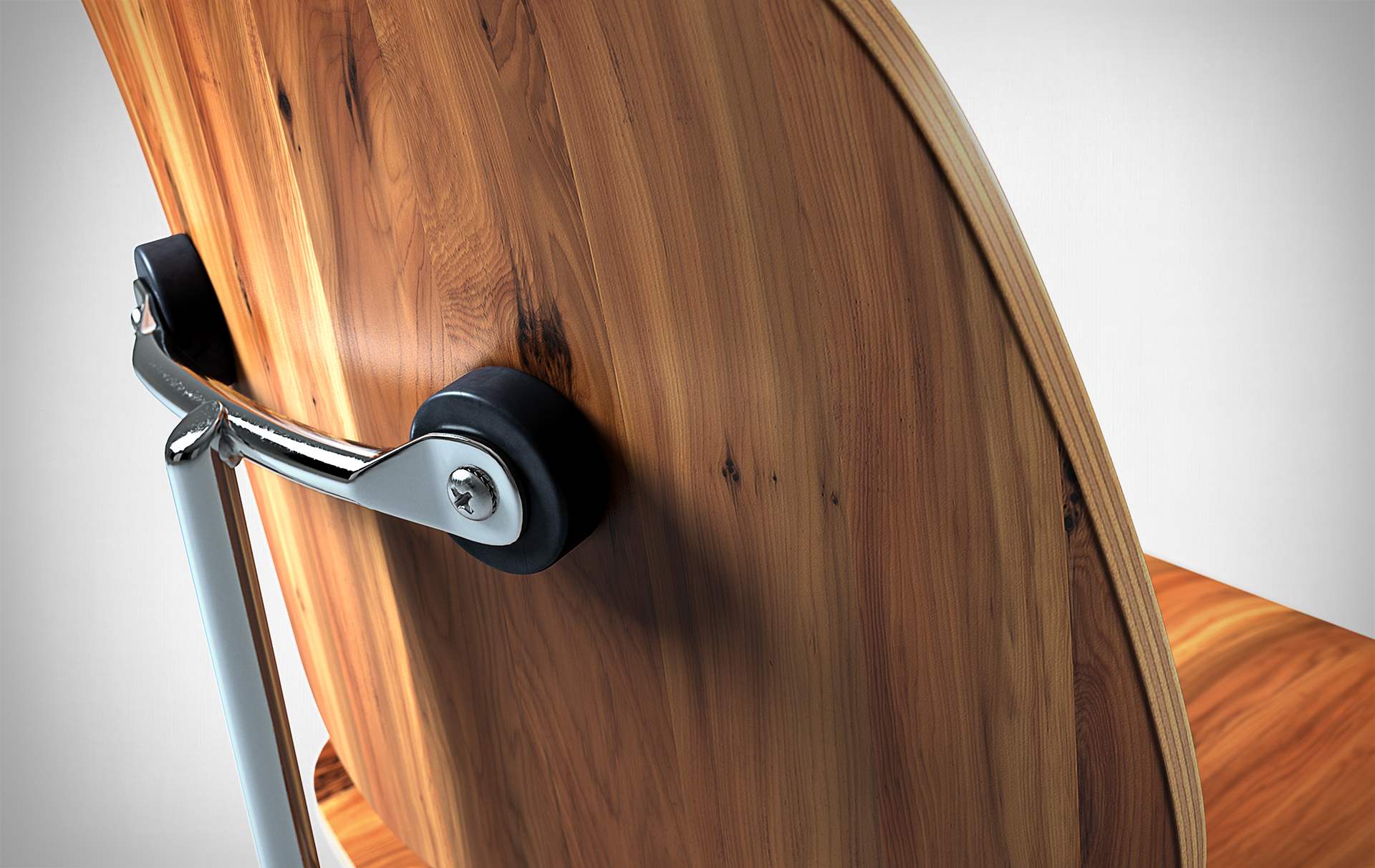 Photorealistisch gerenderte 3D Produktvisualisierung eines Stuhls von gmsvision